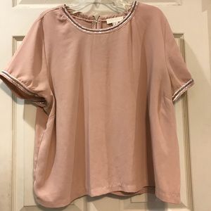 Mauve dressy blouse PLUS SIZE